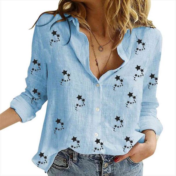 

elegant print autumn long sleeve womens blouses casual work blusas mujer de moda, White
