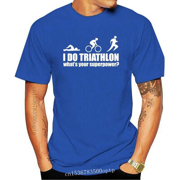 

men's t-shirts i do triathlon whats your super power - swim bike run themed mens t-shirt, White;black