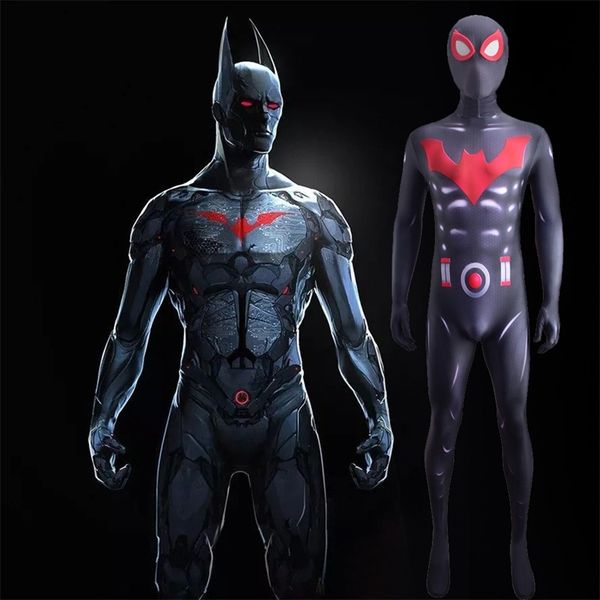 

batman beyond future costume halloween cos costume animation cosplay, Black