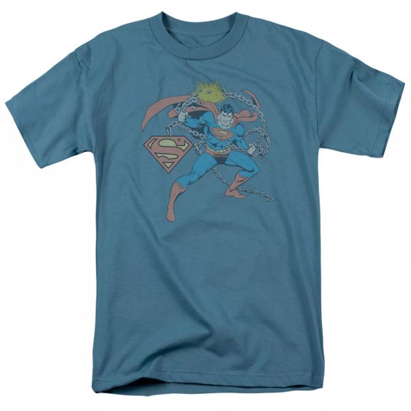 

Superman I Hate Chains T-Shirt DC Comics Sizes S-3X NEW, White;black