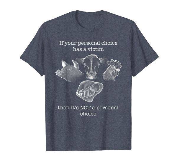 

pro life anti abortion vegan tee shirt two sided, White;black