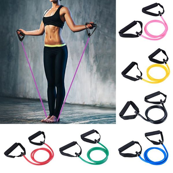 

fitness body training yoga a word pull rope latex puller power belt arm force leg eight-shaped exercise resistance bands