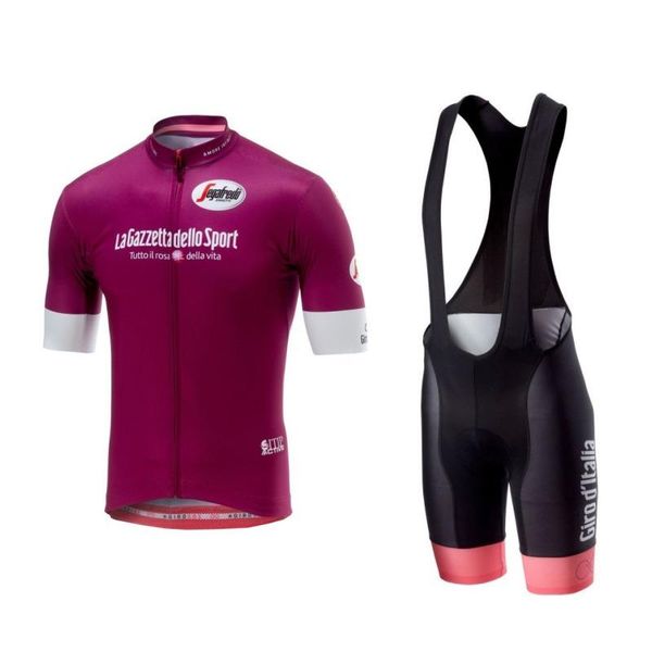 İtalya Kırmızı Önlüğü Şort Kısa Kollu Bisiklet Jersey Set Maillot Ropa Ciclismo Yaz Bisiklet Giyim MTB Yol Bisiklet Pantolon Yarış Setleri