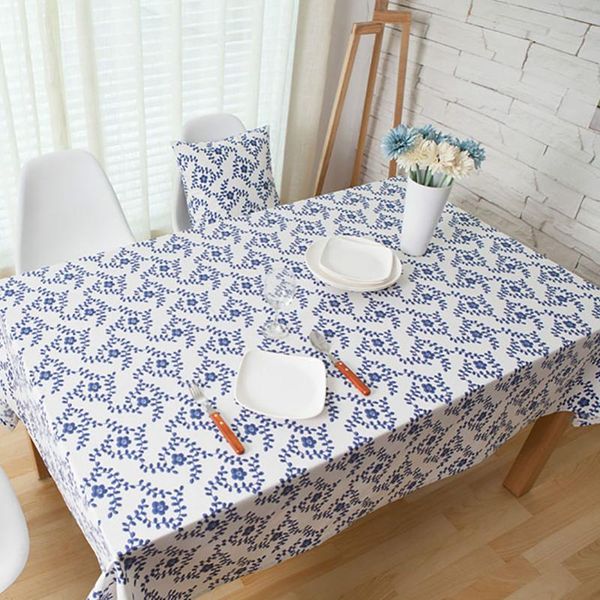 

table cloth lychee porcelain printed simple rectangle cover home wedding birthday party tablecloth