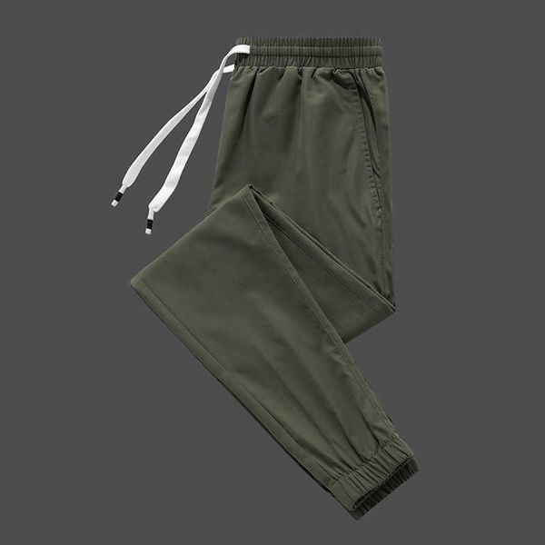 

autumn men's casual pants loose large solid versatile trend, Black