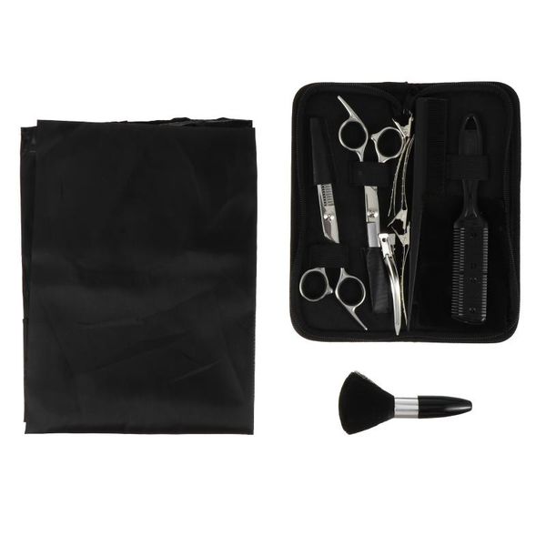 

hair scissors 1 set hairdressing kit barber flat tooth comb for salon