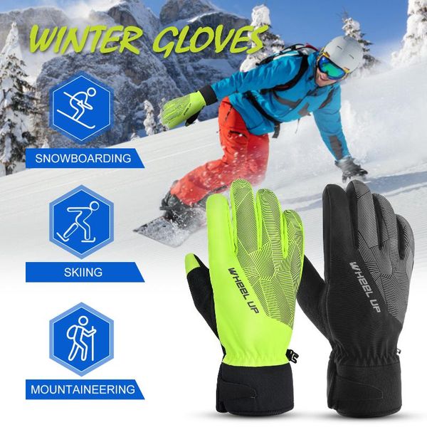 

ski gloves 2021 winter waterproof windproof warm snowboard skateboard bicycle for adult
