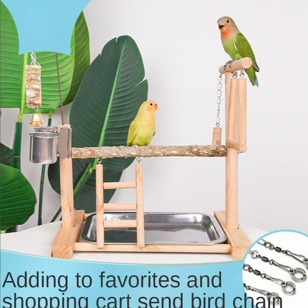 

other bird supplies parrot playground pepper wooden toys peony stand tiger skin swing relieving depression xuanfeng bite string