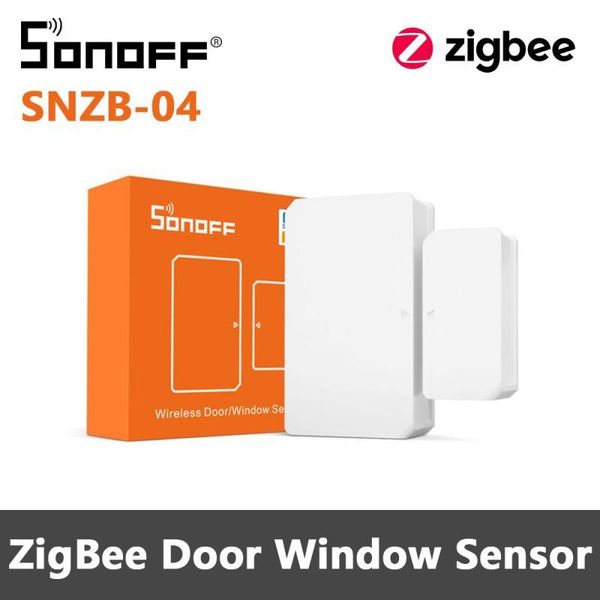 

smart home control sonoff snzb-04 zigbee wireless door window sensor enable linkage with bridge for ewelink app