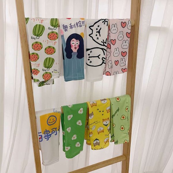 

ice silk sleeves summer sunscreen women's printing korean style arm gloves versatile thin ultraviolet ice silk sleeve