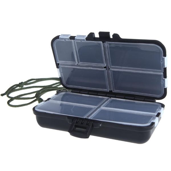 

fishing tackle 9 compartments case fish lure bait hooks tool for storing swivels, hooks, lures, etc accessories