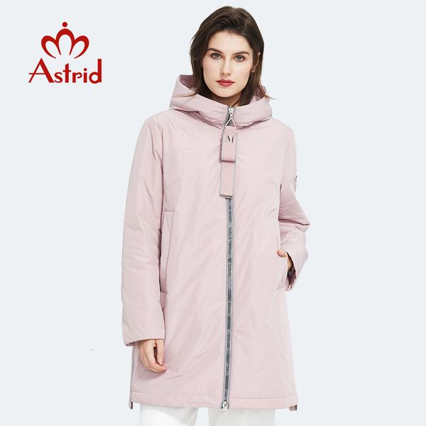 

astrid spring arrival jacket outerwear plus size mid-length style with zipper women fashion am-8608 200919, Black
