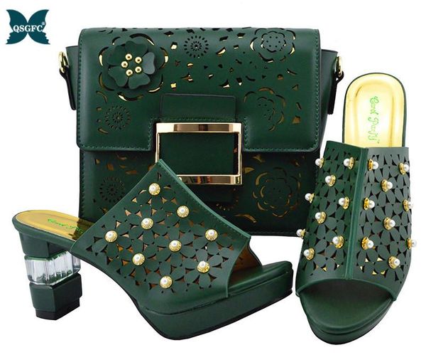 

dress shoes d.green and bag african sets italian design lady with matching bags nigerian women to match for party, Black