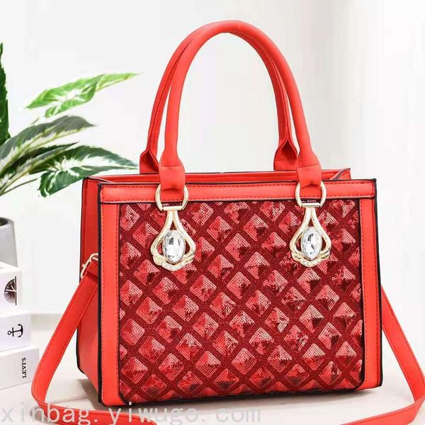 

foreign trade trend live broadcast simple single shoulder messenger handbag women's 12471