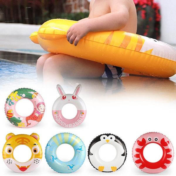 

life vest & buoy baby swimming ring neck tube safety infant float circle for pool bathing inflatable random color