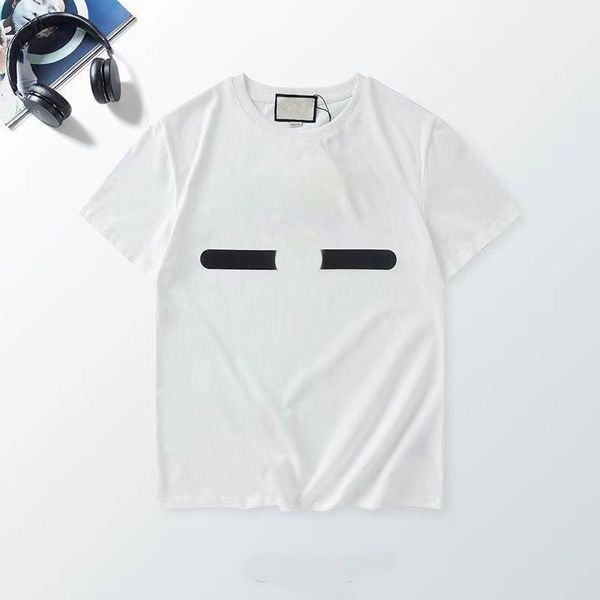 

luxury printing pattern men's t shirt large size loose fashion personality men design shirts women's short black and whit, White;black