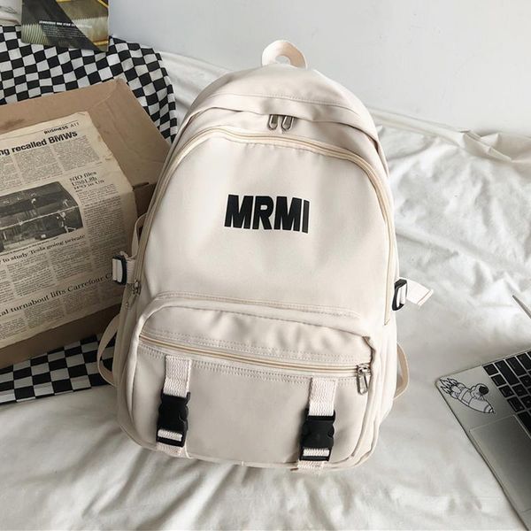 

backpack style nylon women waterproof backpacks for teenagers girl large capacity school bag preppy bagpack mochila