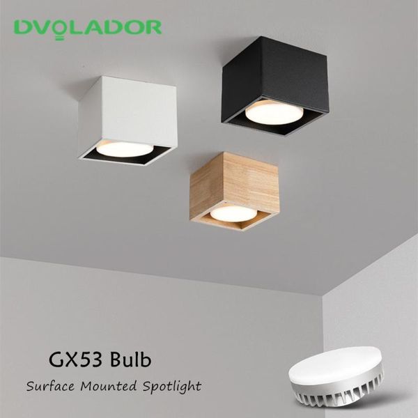 Светодиодные светодиодные светильники Поверхностная потолочная лампа GX53 заменить закрытое освещение в помещении 7 Вт 9 Вт 12 Вт для гостиной кухни