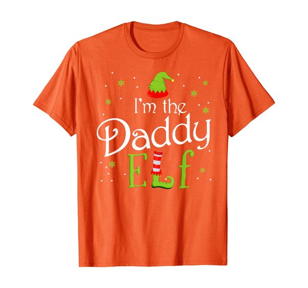 

i'm the daddy elf funny group matching family xmas gift t-shirt, White;black