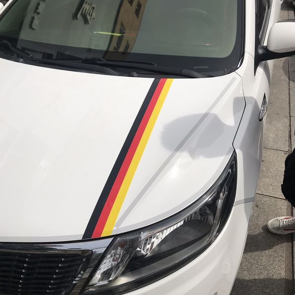 

automobiles car stickers exterior accessories gm germany italy france tricolor body decorative strips blue and white flower modified