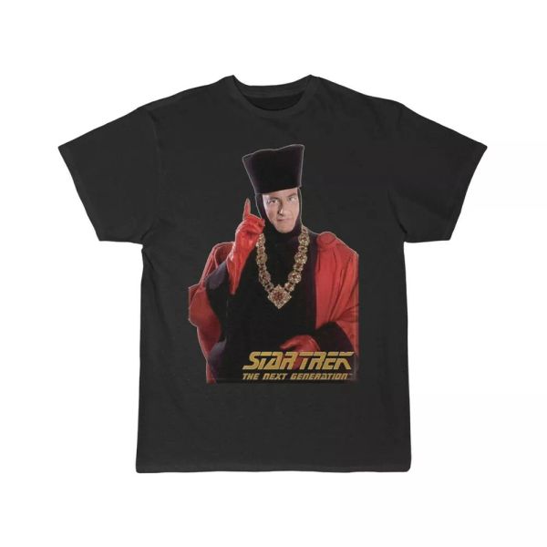

star trek tng q short sleeve tee, White;black