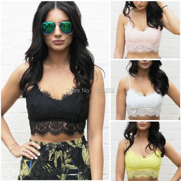 

women's blouses & shirts european women lace floral embroidery crotchet zip back vest chest crop blouse shirt, White