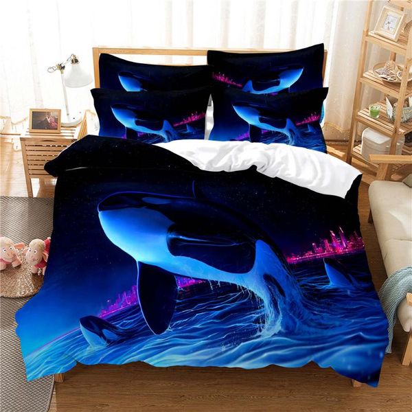 

bedding sets 3d sea set  duvet cover bed cotton bedroom