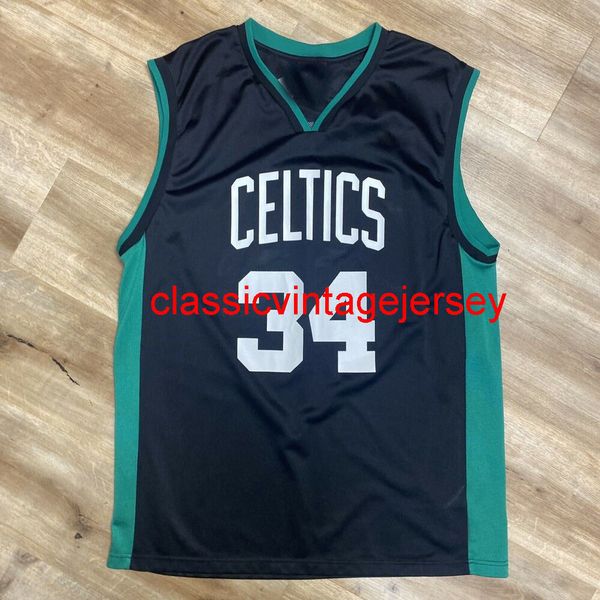 

stitchedpaul pierce black alternate basketball jersey embroidery custom any name number xs-5xl 6xl