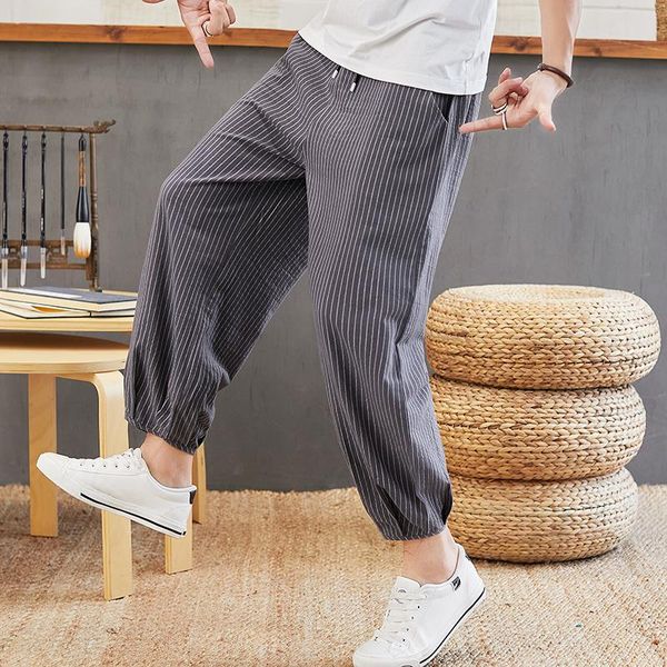 

men's pants harem men hip-hop women plus size wide leg trousers casual vintage pantalones hombre 2021, Black