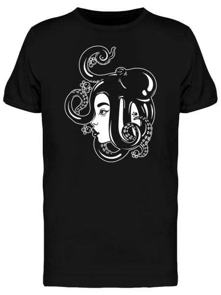 

tentacle alien men's tee -image by shutterstock, White;black