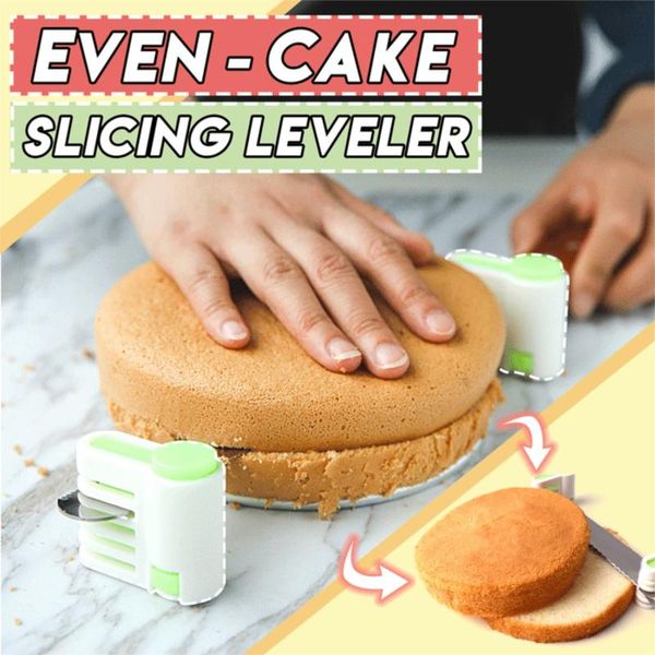 

2pcs/pack cake slicer cutter 5 layers bread leveler set diy fixator cutting tools kitchen accessories #yj baking & pastry