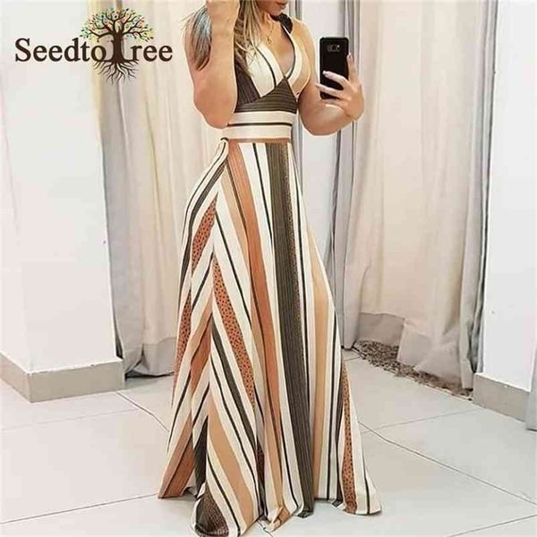 

striped colorblock plunge maxi dress 210730, Black;gray