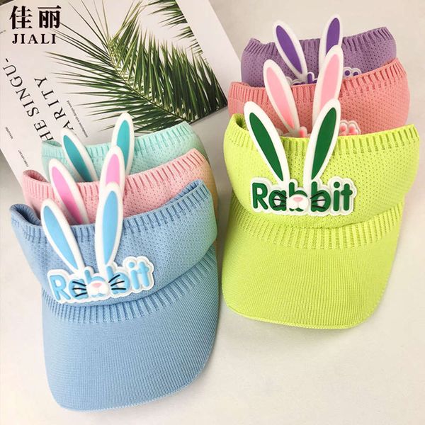 

children's lovely hat summer boys and girls' sun cartoon empty sunscreen korean fashion cool, Yellow