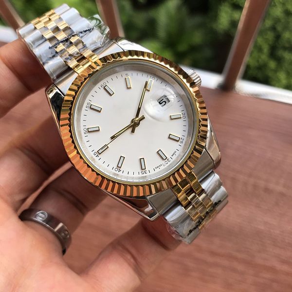 

fashion mens watch couple watches automatic mechanical wristwatch 41mm 36mm ladies wristwatches stainless steel strap sapphire mirror waterp, Slivery;brown