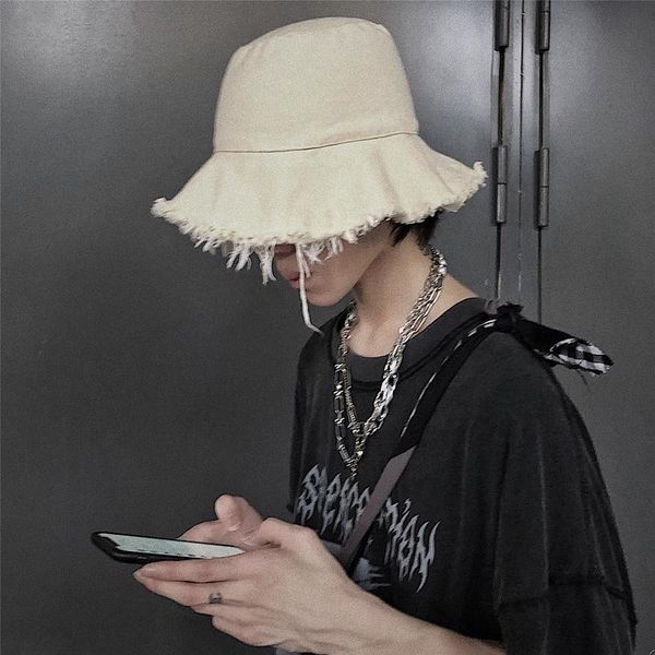 

party masks japanese streetwear harajuku ins style fisherman hat couples men women fashion retro canvas hats hip hop casual caps headgear