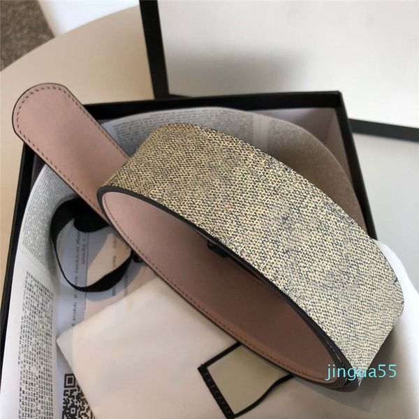 

fashion classic beige/ebony canvas with brown leather trim men belt men designers belts women belts designer belts, Black;brown