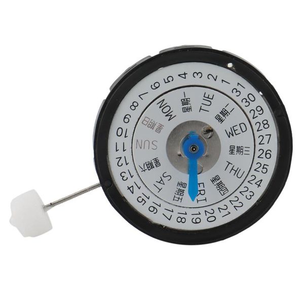 

repair tools & kits nh36 accuracy automatic watch movement black/white date day wheel wristwatch replacement