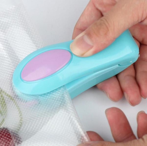 

bag clips mini sealing machine portable heat plastic food selling kitchen accessories 1pc