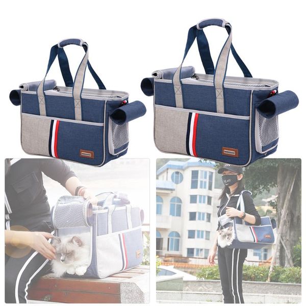 

pet carrier for cat dogs bag breathable travel transport carrying sling backpack pomeranian chihuahua small animals handbags dog car seat co