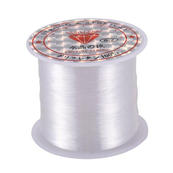 

braid line 0.2mm diameter clear nylon fish fishing spool beading string