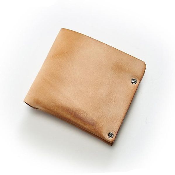 

wallets original designer genuine leather handmade wallet men simple style minimalist bifold walet, Red;black