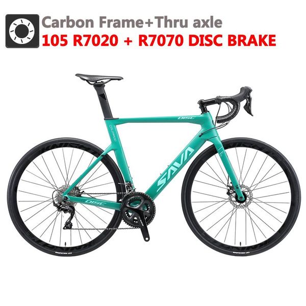 

road bike carbon 700c disc brake racing with 105 r7000 22 speeds bicycle bikes