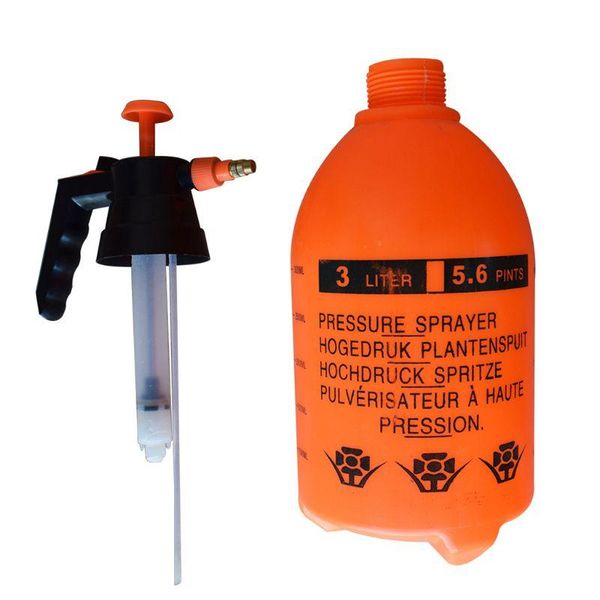 

storage bottles & jars 3l orange disinfectant empty spray bottle mist water alcohol dispenser sprayer e65f