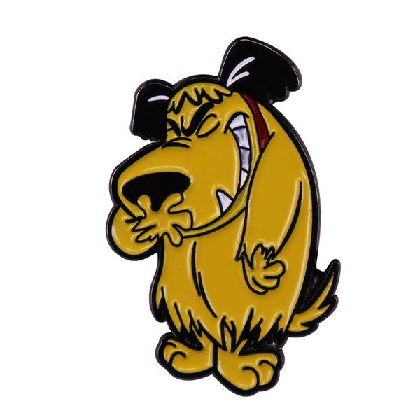 

pins, brooches pf989 90s manga funny dog enamel pin anime bag lapel cartoon badge backpack decoration jewelry gift accessories, Gray