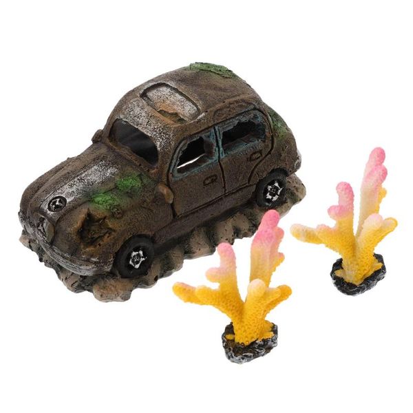 

3pcs artificial aquatic simulation coral fish tank landscape aquarium decoration decorations