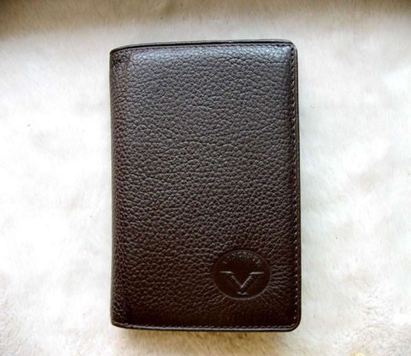 

the wallet large capacity money men's gift wallet vertical suit bag multi card wallet, Black