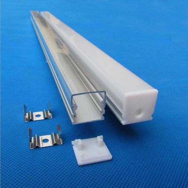 

lamp covers & shades 21mmx21mmx1000mm aluminum groove shell for led bar lights lampshade strip cover housing 50pcs