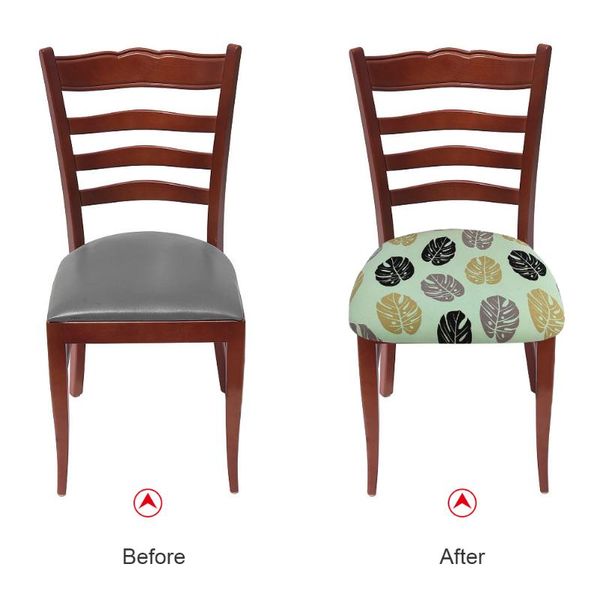 

universal chair covers stretch spandex printed dining room seat cover cushion slipcover decorative case
