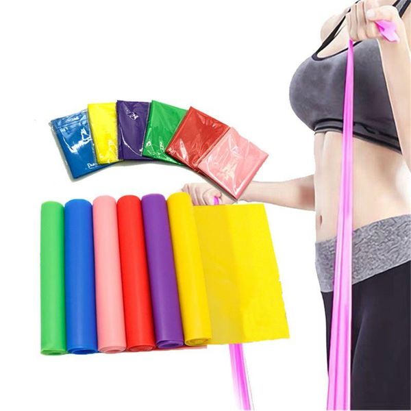 

5pcs flat resistance band elastic exercise equipment pt yoga stretch u2jb bands
