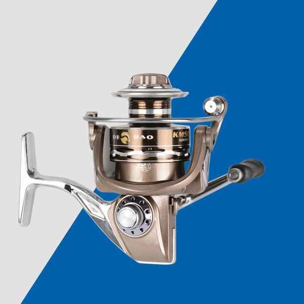 

ocean beach fishing stream km1000-7000 series full metal spinning reel super coil 13 bb/10 bb baitcasting reels